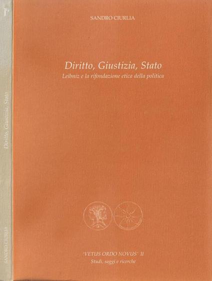 Diritto, giustizia, Stato - Sandro Ciurlia - copertina
