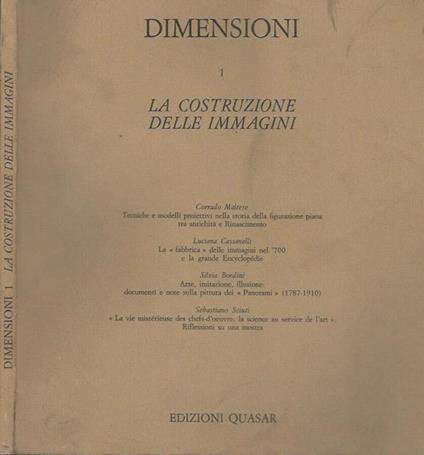 Dimensioni, 1 - copertina