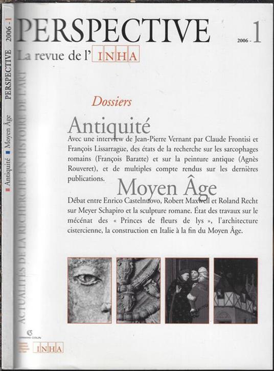 Perspective. La revue de l'Inha n. 1 - copertina