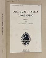 Archivio Storico Lombardo 2010 Vol. XV serie dodicesima