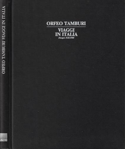 Viaggi in Italia - Orfeo Tamburi - copertina