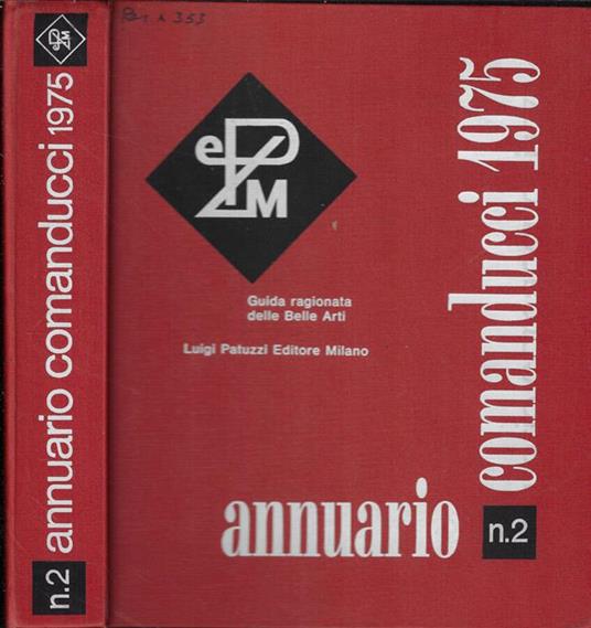 Annuario Comanducci 1975 - copertina