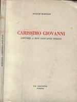 Carissimo Giovanni