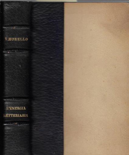 L' energia letteraria - Vincenzo Morello - copertina