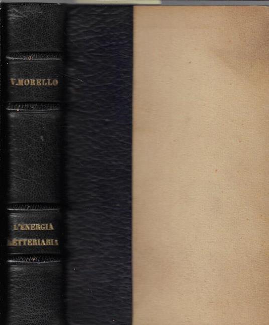 L' energia letteraria - Vincenzo Morello - copertina