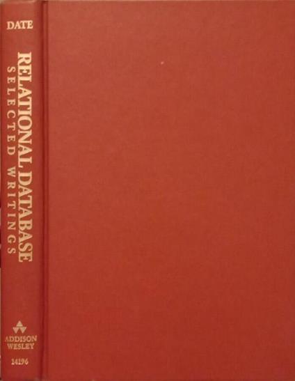 Relational Database: Selected Writings - copertina