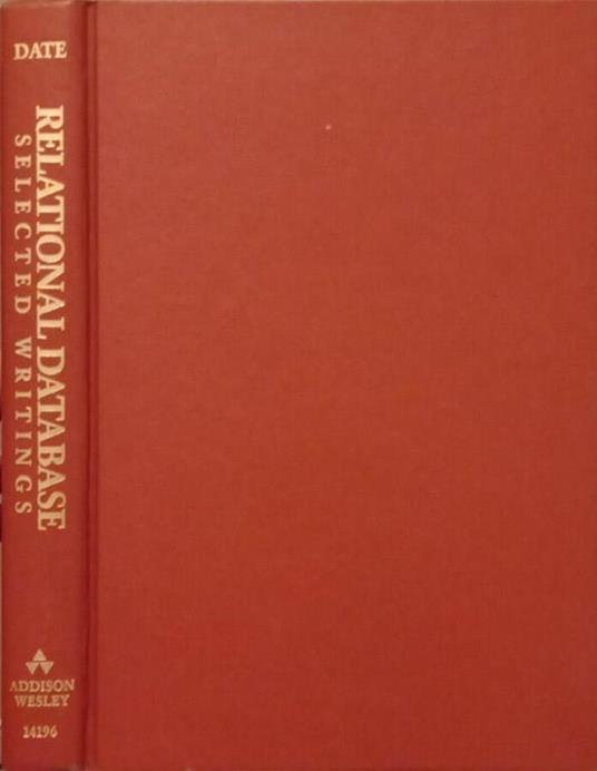 Relational Database: Selected Writings - copertina