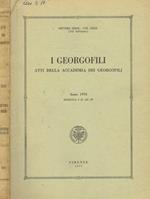 I  georgofili atti della accademia dei georgofili anno 1976 dispensa I-II-III-IV, serie VII, vol XXIII
