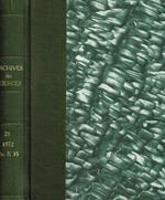 Archives des sciences editées par la societé de physique et d'histoire naturelle de Geneve. Vol.25, anno 1972