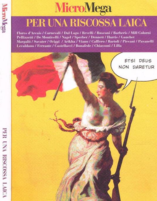 MicroMega. Per una riscossa laica - copertina