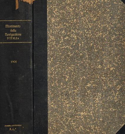 Movimento della navigazione nel 1901 - Vincenzo Bellini - copertina