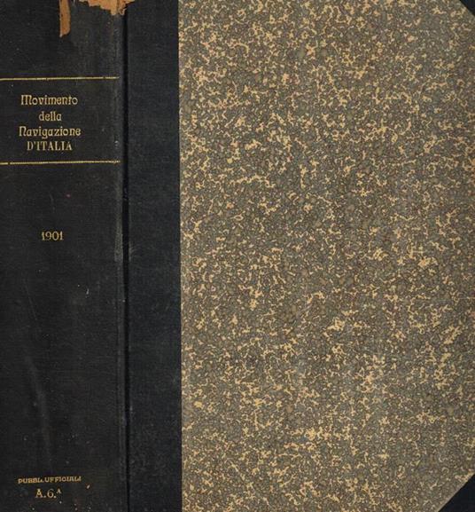 Movimento della navigazione nel 1901 - Vincenzo Bellini - copertina