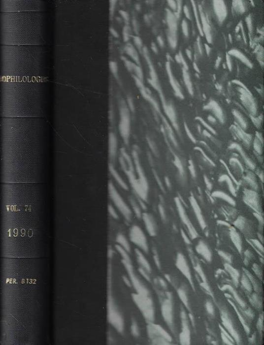 Neophilologus Anno 1990 - copertina