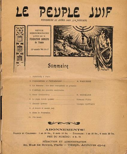 Le  peuple juif - copertina