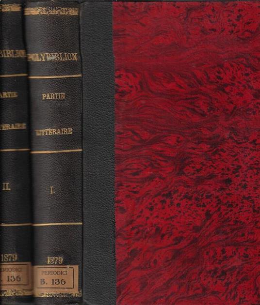 Polybiblion revue bibliographique universelle partie litteraire deuxieme serie tome 9, 10 1879 - copertina