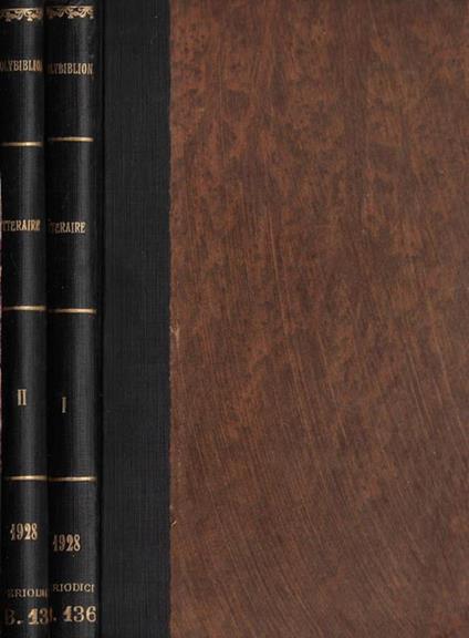 Polybiblion revue bibliographique universelle partie litteraire deuxieme serie tome 107, 108 1928 - copertina