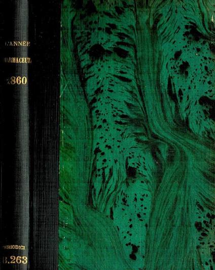 L' Année Pharmaceutique 1860 - copertina