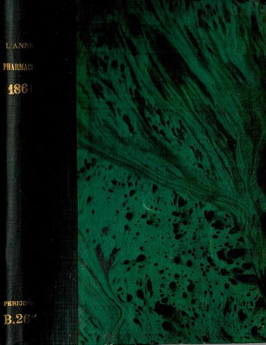 L' Année Pharmaceutique 1861 - copertina