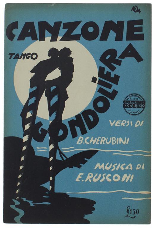 Canzone Gondoliera. Tango - copertina