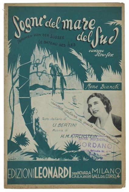 Sogni Del Mare Del Sud. Le Bateau Des Iles. Fox-Slow - copertina