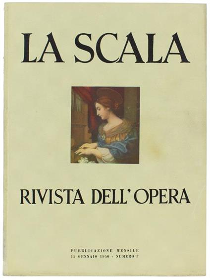 La Scala. Rivista Dell'Opera. N. 3 - 15 Gennaio 1950 - copertina