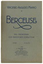 Berceuse. Per Orchestrina Con Pianoforte Conduttore