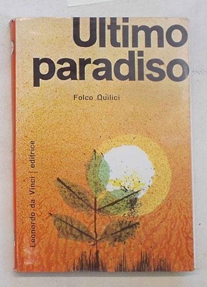 Ultimo paradiso - Folco Quilici - copertina