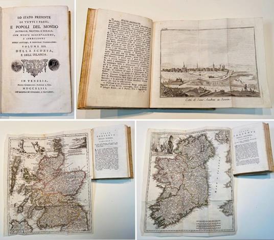 Lo stato Presente di tutti i Paesi del Mondo... Volume XIII, Della Scozia e dell'Irlanda - copertina