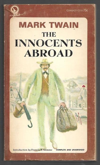 The innocents abroad - Mark Twain - copertina