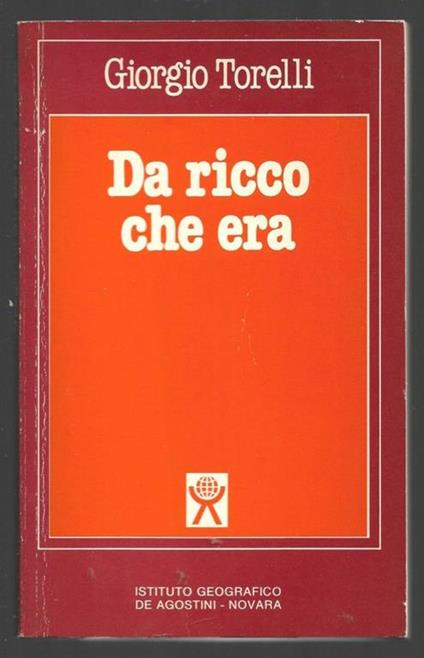 Da ricco che era - Giorgio Torelli - copertina