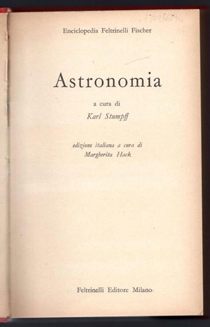 Astronomia - copertina