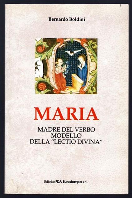 Maria. Madre del verbo modello della Lectio Divina - copertina