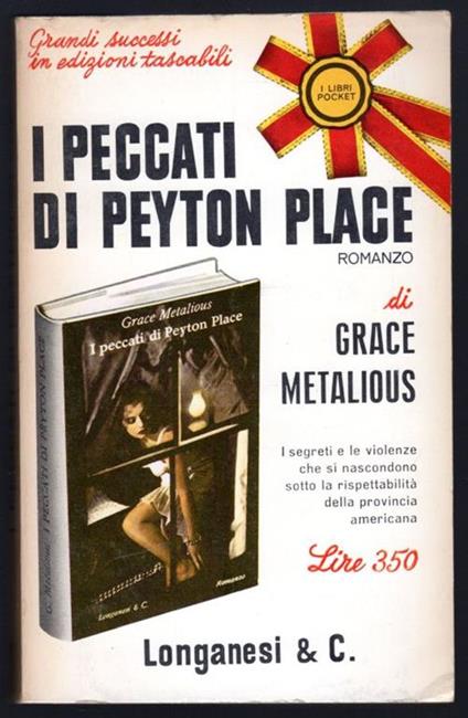 I peccati di Peyton Place - Grace Metalious - copertina