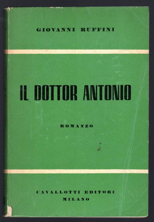 Il dottor Antonio - Giovanni Ruffini - copertina