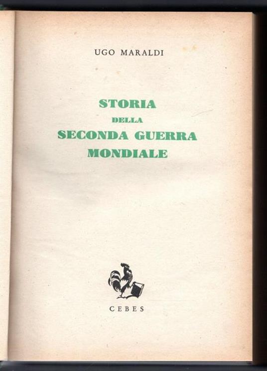 Storia della Seconda Guerra Mondiale - copertina