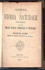 Elementi di storia naturale proposti ad uso delle scuole ginnasiali e tecniche da Raimondo Zanchi