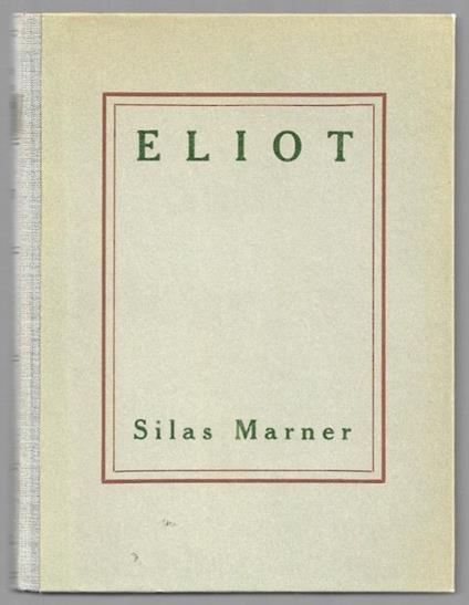 Silas Marner - George Eliot - copertina