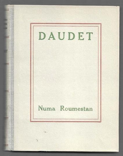 Numa Roumestan - Alphonse Daudet - copertina