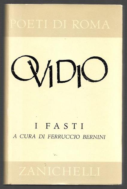 I Fasti - P. Nasone Ovidio - copertina