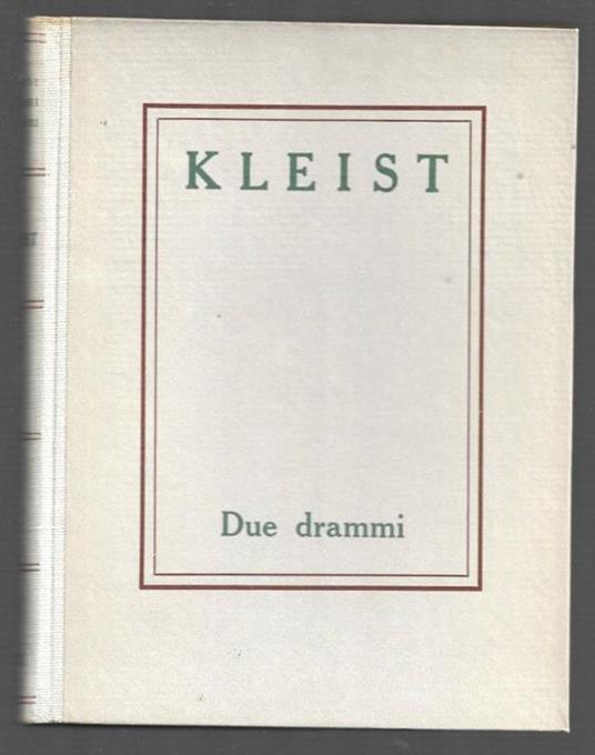 Due drammi - copertina