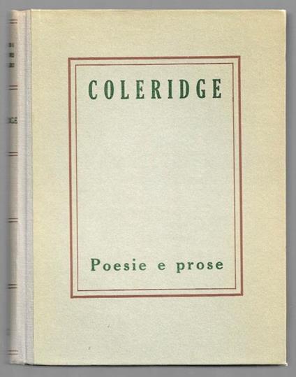 Poesie e prose - copertina
