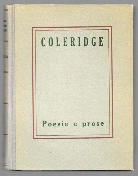 Poesie e prose - copertina
