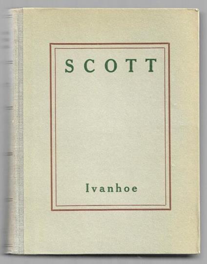 Ivanhoe - Walter Scott - copertina