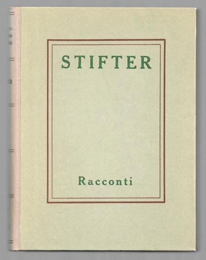 Racconti - Adalbert Stifter - copertina