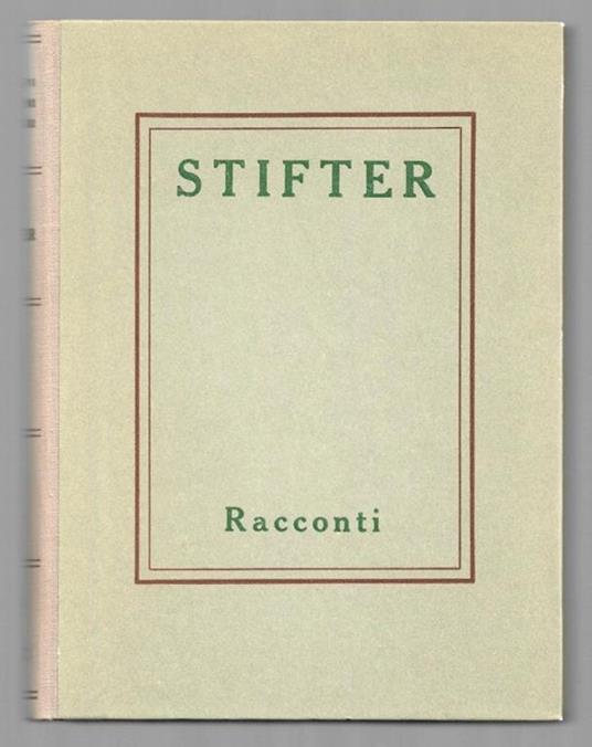 Racconti - Adalbert Stifter - copertina