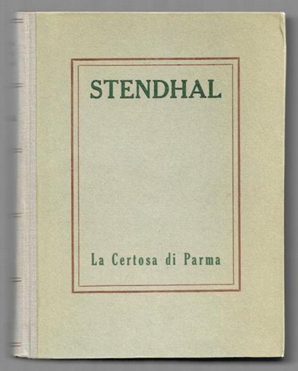 La Certosa di Parma - Stendhal - copertina