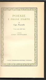 Poesie e prose d'arte - Volume primo delle opere