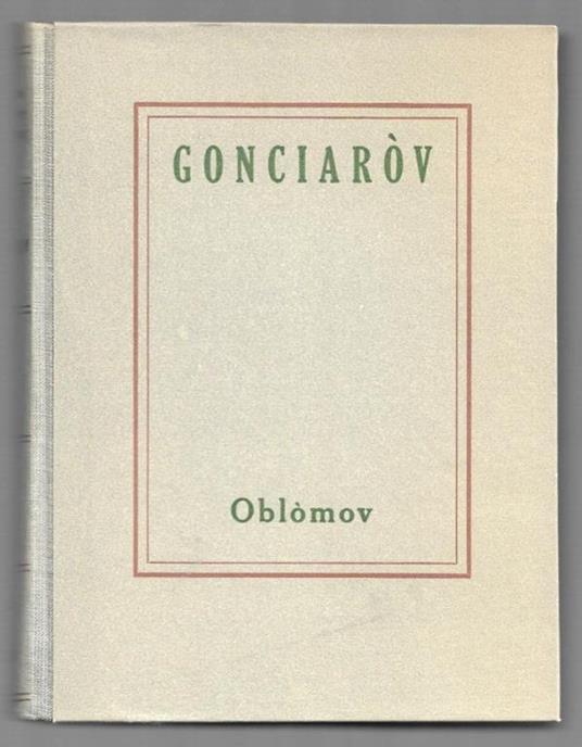 Oblomov - Ivan Gonciarov - copertina