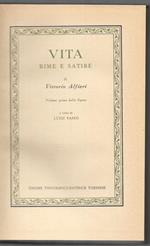Vita rime e satire - Volume primo delle opere