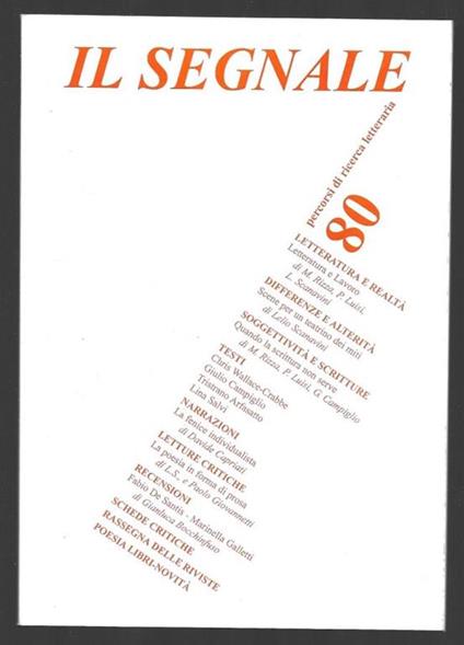 Il segnale - copertina